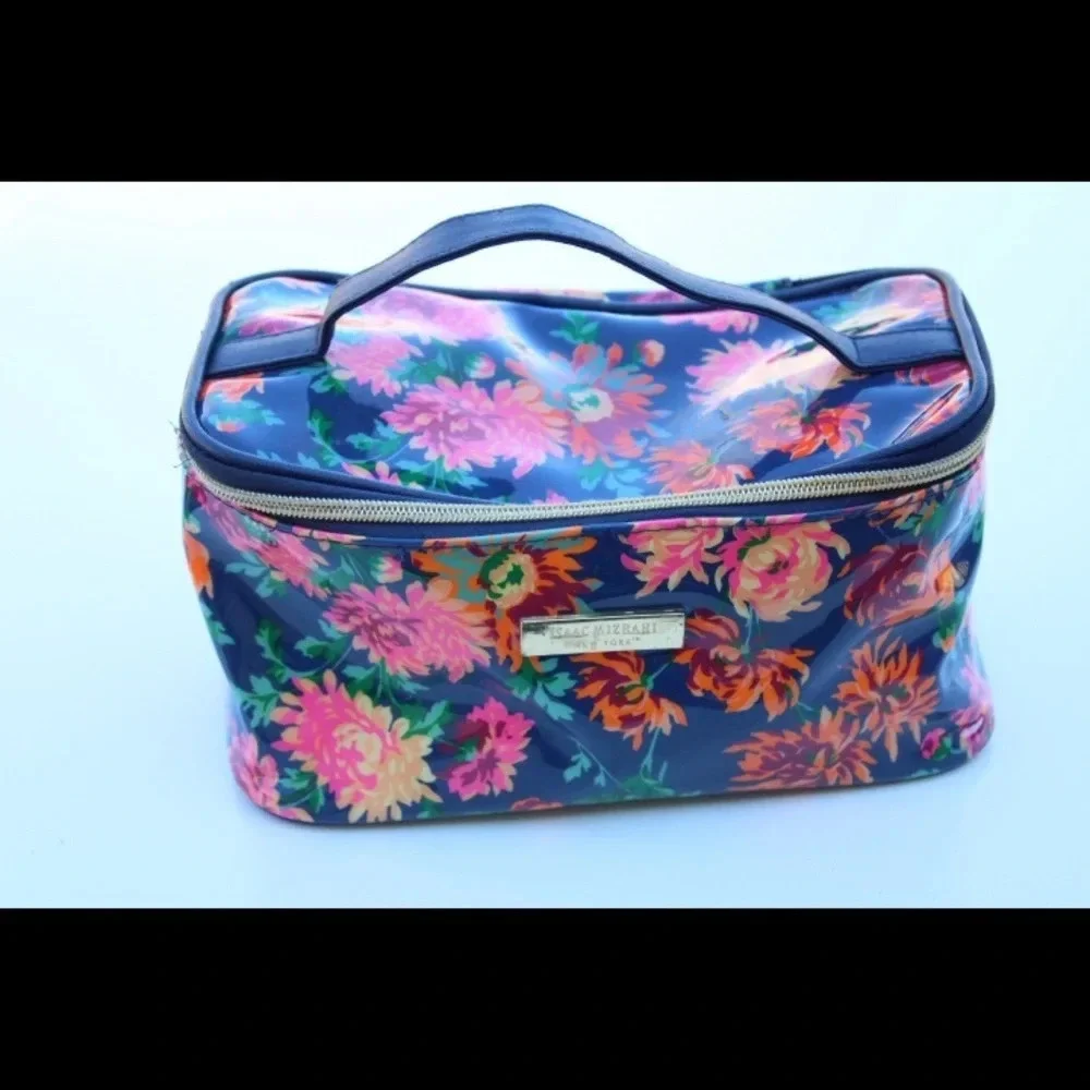 Isaac Mizrahi cosmetic bag